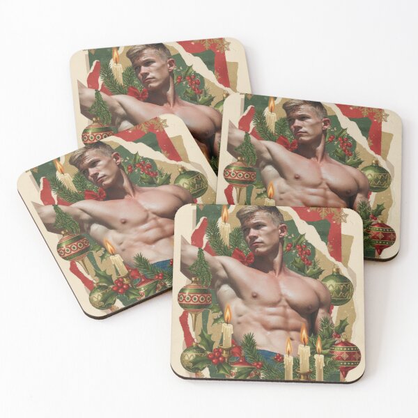 Item preview, Retro Gay Pride Christmas Card designed and sold by Atlas Kai.