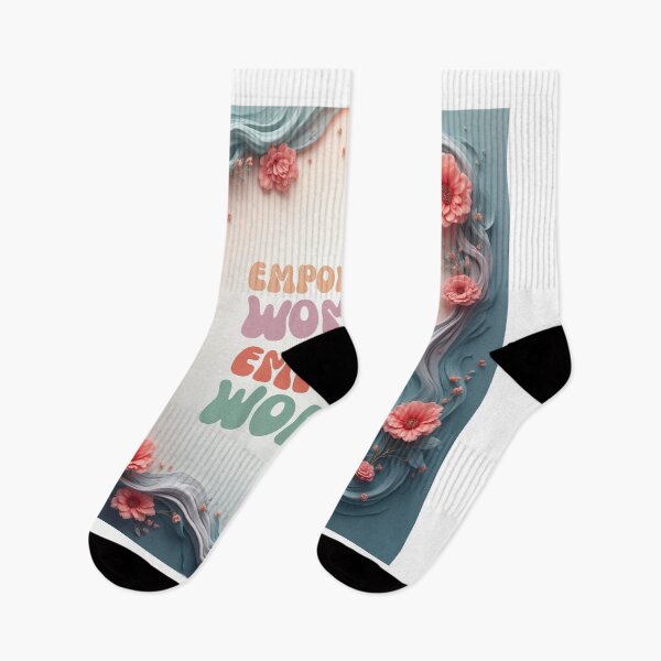 Item preview, Empowered Women Empower Women – Floral Inspirational Quote designed and sold by Made-by-Aeris.