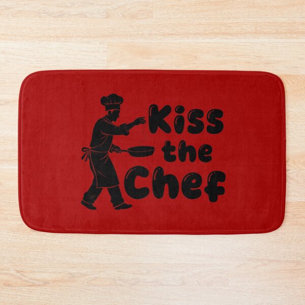 Item preview, Kiss The Chef. Funny Cooking Quote. Funny Chef Quote designed and sold by DesignHouse07.