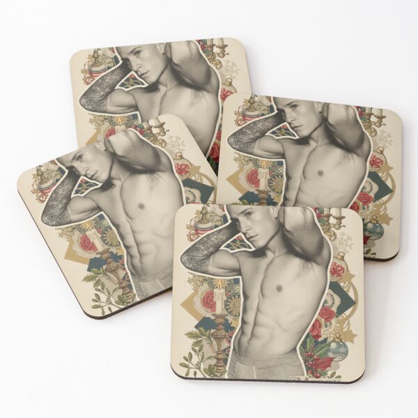 Item preview, Hot Tattooed Man Christmas Gift designed and sold by Atlas Kai.
