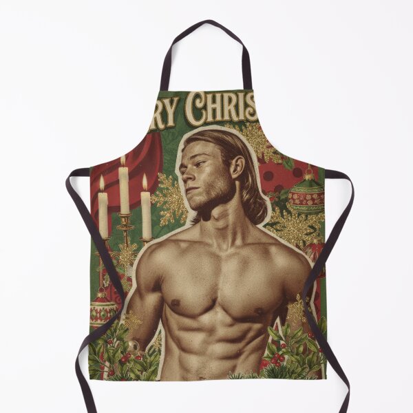 Item preview, Hot Man with Long Hair Christmas Card designed and sold by Atlas Kai.