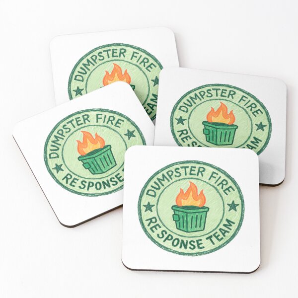 Item preview, Dumpster Fire Response Team Leader Garbage Management Authority designed and sold by HumansStuck12.