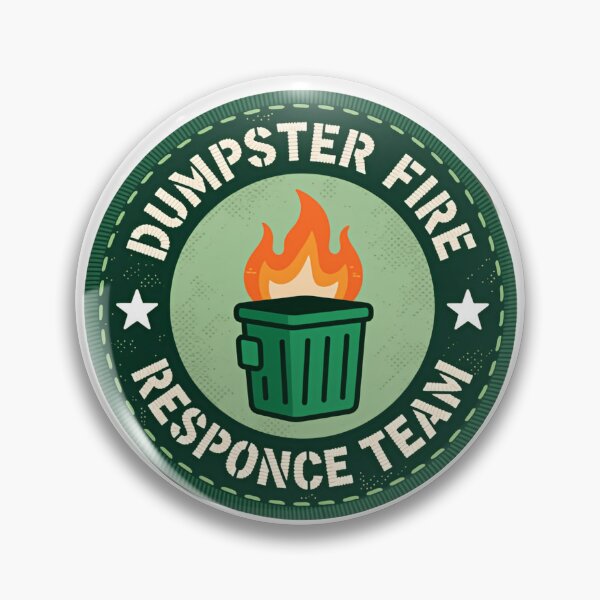 Item preview, Dumpster Fire Response Team Leader Head of Raccoon Logistics designed and sold by HumansStuck12.