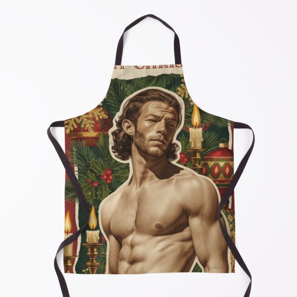 Item preview, Vintage Holiday Card with Muscular Athlete designed and sold by Atlas Kai.