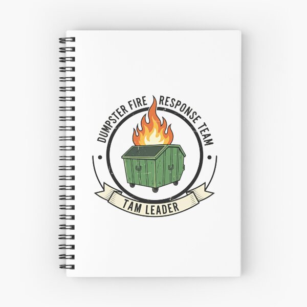 Item preview, Dumpster Fire Response Team Leader Trash Fire Observation Squad designed and sold by HumansStuck12.
