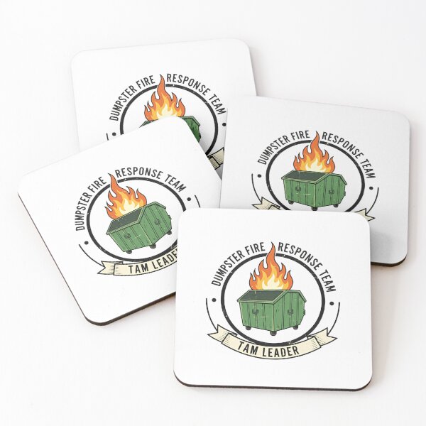 Item preview, Dumpster Fire Response Team Leader Trash Fire Observation Squad designed and sold by HumansStuck12.