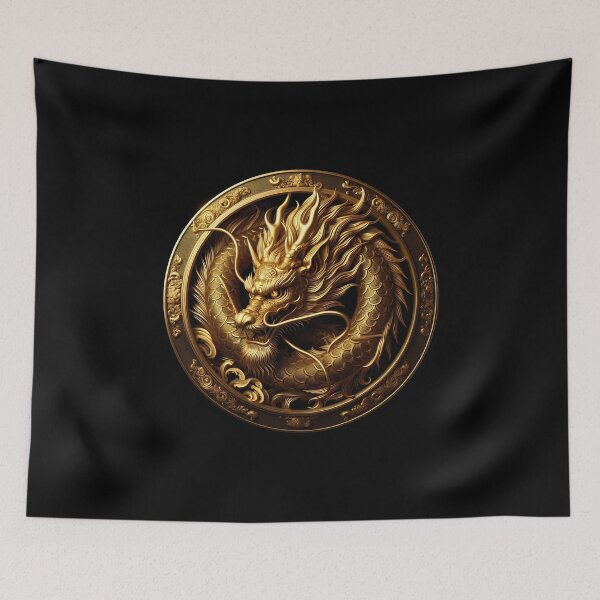 Item preview, Golden Dragon designed and sold by GalleryBrisArt.