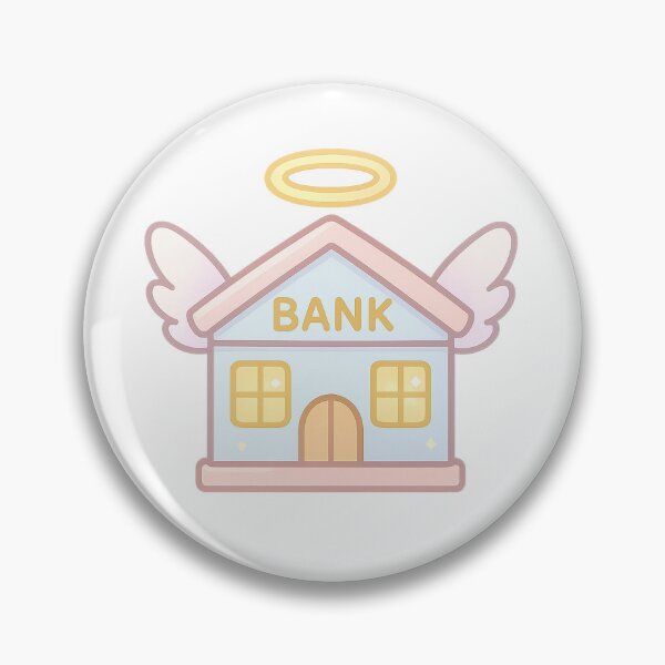 Item preview, Dream Bank Fairy Teller Sticker | Kawaii Money Bank With Wings | Angel Finance Aesthetic designed and sold by HerDreamCodes.