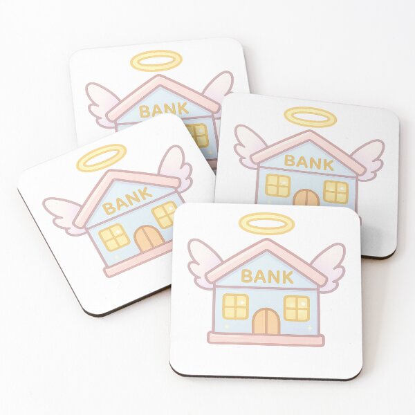 Item preview, Dream Bank Fairy Teller Sticker | Kawaii Money Bank With Wings | Angel Finance Aesthetic designed and sold by HerDreamCodes.