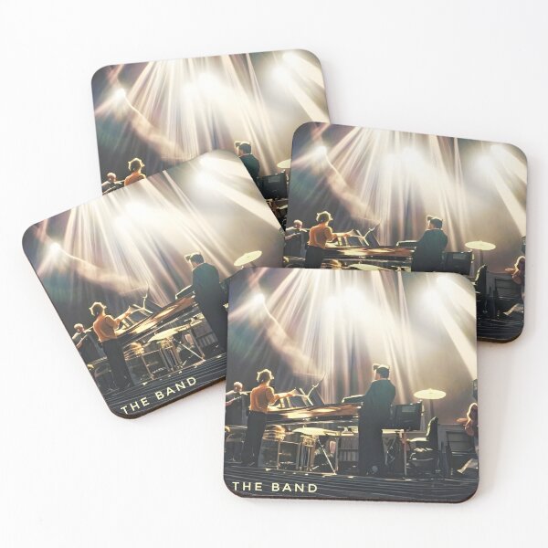 Item preview, "THE BAND" Live Music Concert - Golden Stage Lighting Illustration  designed and sold by SergioMiklos.