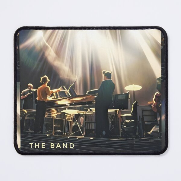 Item preview, "THE BAND" Live Music Concert - Golden Stage Lighting Illustration  designed and sold by SergioMiklos.