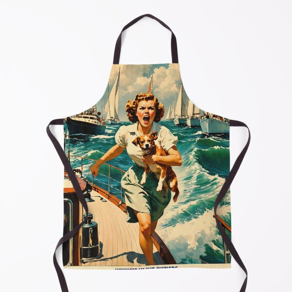 Item preview, Unhinged Yacht Owners Sail the Solent designed and sold by NickWhittleArt.