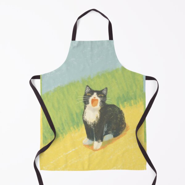 Item preview, Tuxedo cat meowing designed and sold by xiao xuans.