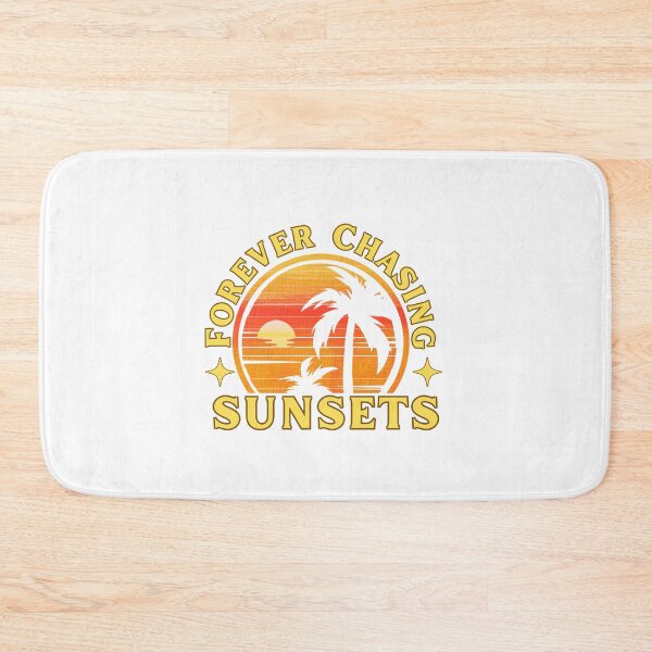 Item preview, Forever Chasing Sunsets – Vintage Sunset Graphic for Beach Lovers designed and sold by Sun Sand & Sea Art.