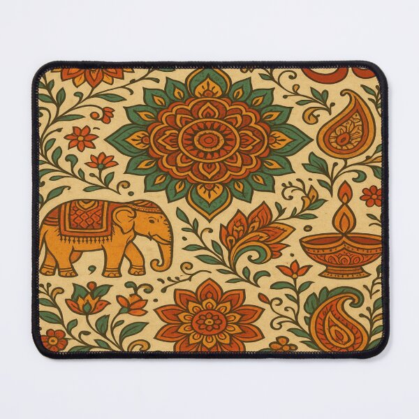 Item preview, Traditional Indian Heritage Mandala Art designed and sold by Agrawal Fashion .