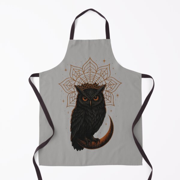 Item preview, Mystic Owl on Crescent Moon designed and sold by PanGieroj.