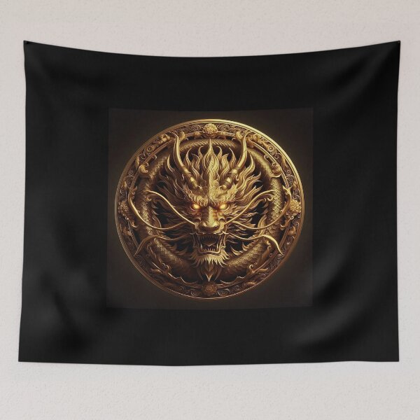 Item preview, Golden Dragon designed and sold by GalleryBrisArt.