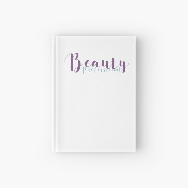 Beauty Professional - Lilac and Light Blue Hardcover Journal