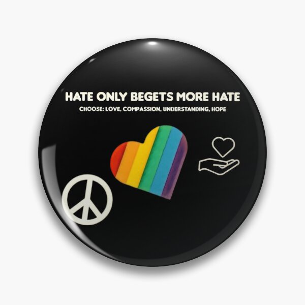 Item preview, Hate only begets more hate designed and sold by MillieLissow.