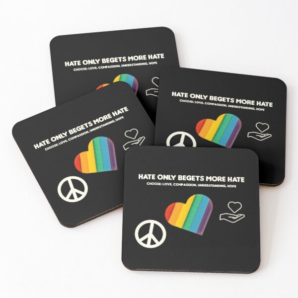 Item preview, Hate only begets more hate designed and sold by MillieLissow.