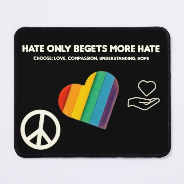 Item preview, Hate only begets more hate designed and sold by MillieLissow.