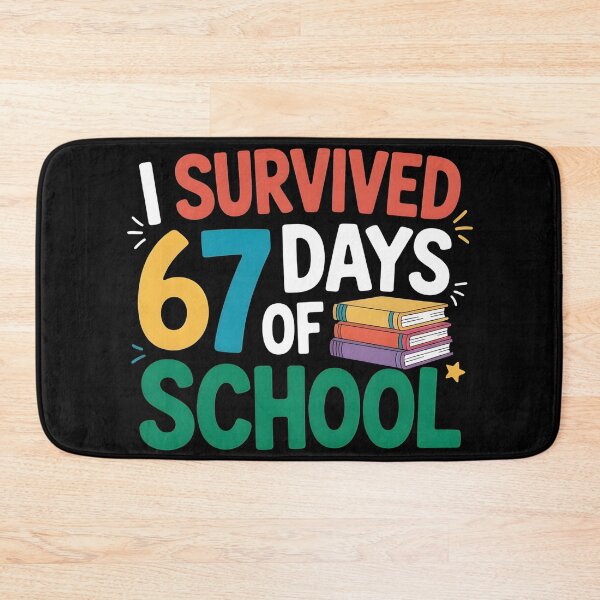 Item preview, I Survived 67 Days of School Funny 67 Meme Teacher Student designed and sold by BLZART.