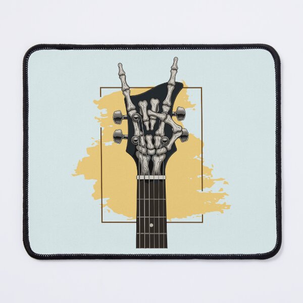 Item preview, Guitar Headstock Skeleton Rock Symbol designed and sold by FanFest.