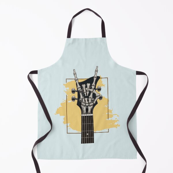 Item preview, Guitar Headstock Skeleton Rock Symbol designed and sold by FanFest.
