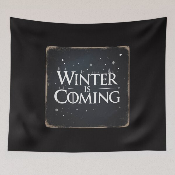 Item preview, Winter Is Coming Vintage Typography designed and sold by dianadouri.