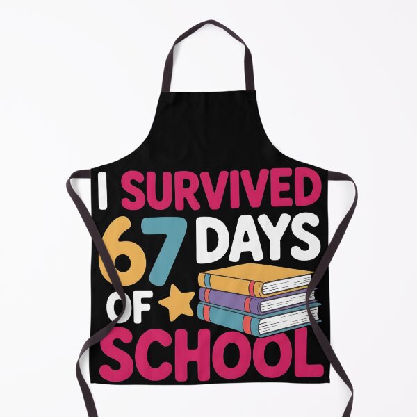 Item preview, I Survived 67 Days of School Funny 67 Meme Teacher Student designed and sold by BLZART.