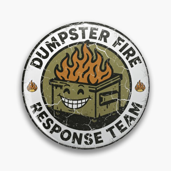 Item preview, Dumpster Fire Response Team Leader Rubbish Command Center Supervisor designed and sold by HumansStuck12.