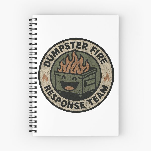 Item preview, Dumpster Fire Response Team Leader Waste Management Tactical Division designed and sold by HumansStuck12.