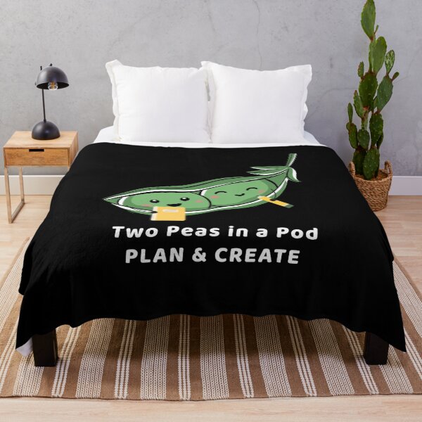 Item preview, Two Peas in a Pod Adorable Matching Gift for Couples and BFFs designed and sold by MoodInInk.