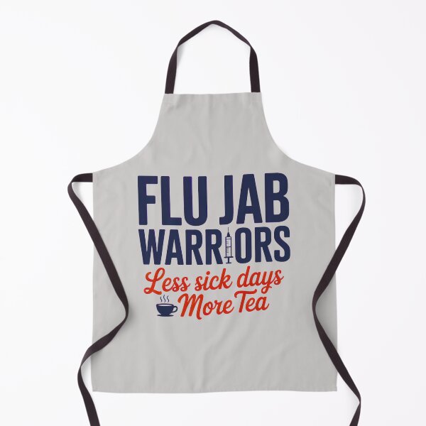Item preview, Flu-Jab Warriors: Less Sick Days, More Tea designed and sold by elynne9.