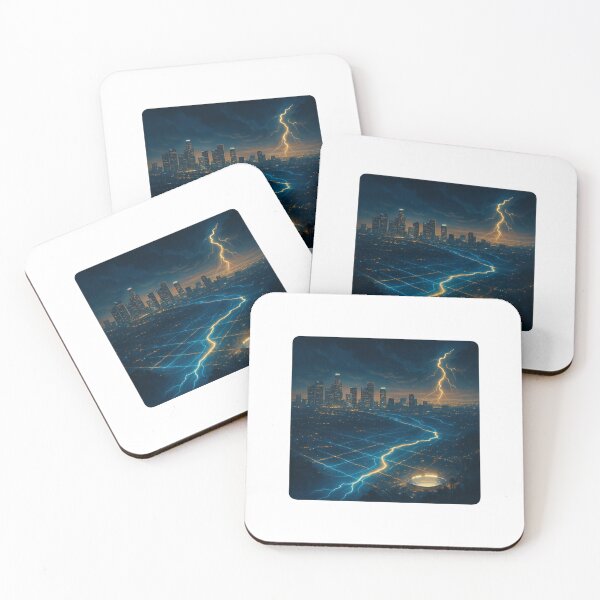 Item preview, Skyline Surge designed and sold by pixelpulsenyc.