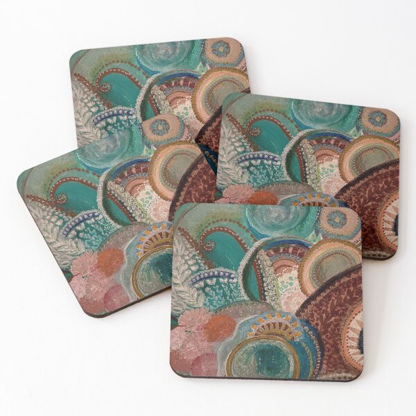 Item preview, Mermaid’s Garden – Whimsical Undersea Botanical Abstract by Sometimesy Art designed and sold by SometimesyArt.