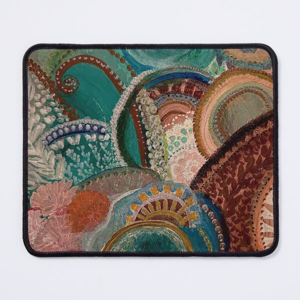 Item preview, Mermaid’s Garden – Whimsical Undersea Botanical Abstract by Sometimesy Art designed and sold by SometimesyArt.
