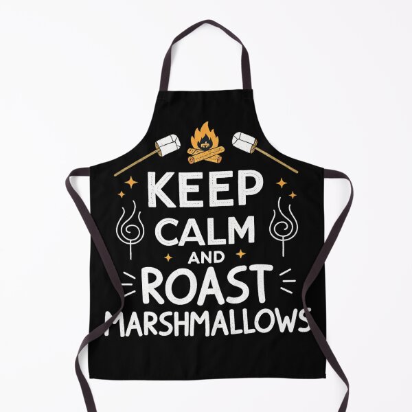 Item preview, Keep Calm and Roast Marshmallows – Funny Camping Quote designed and sold by CamplyCorner.