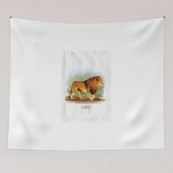 Item preview, Regal Lion King Digital Watercolor Art designed and sold by skgraphictrafic.