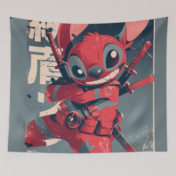 Artikelvorschau, Stitchpool Vintage-Poster entworfen und verkauft von AnimeArsenalPrints.