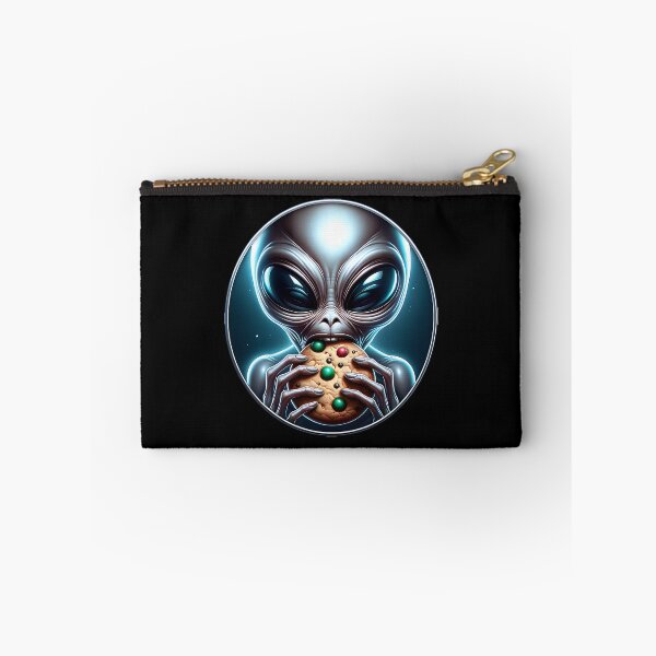 Item preview, An alien is eating a Christmas cookie designed and sold by ReneMM.