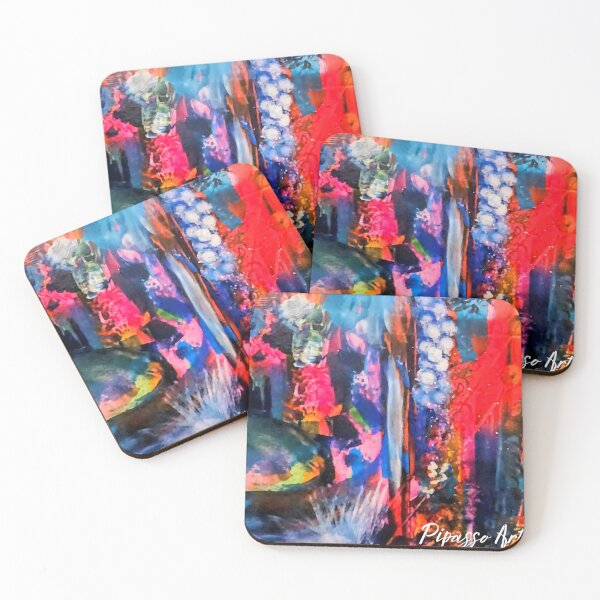 Item preview, Abstract acrylic colour burst designed and sold by PipassoArt.