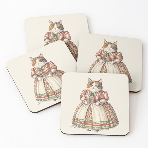 Item preview, Joyful Spirit — Japanese Bobtail in a Vintage Dress designed and sold by Pasteltone.