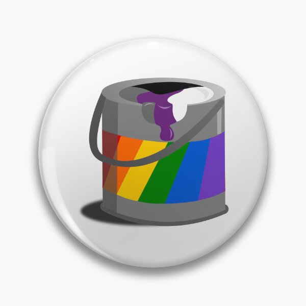 Item preview, Proud Paint Demisexual Flag in a Bucket designed and sold by HarveyHandcraftsandDesigns.