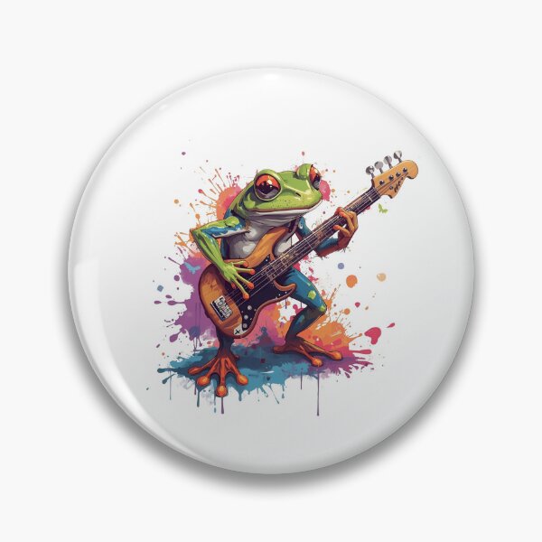 Item preview, Groove Frog – Splash Art Rock Star designed and sold by Lumive.