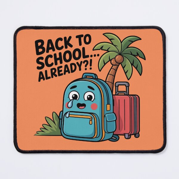 Item preview, Back to School Already?! – Funny Cartoon Backpack Design designed and sold by WikaKowalczyk.
