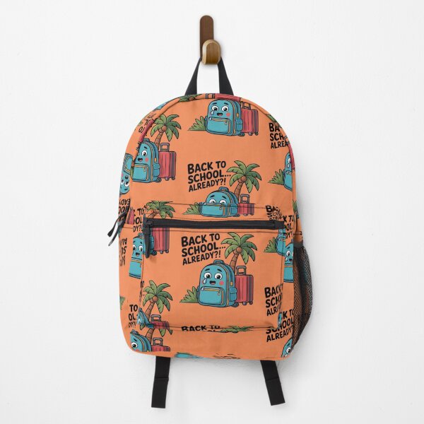 Item preview, Back to School Already?! – Funny Cartoon Backpack Design designed and sold by WikaKowalczyk.