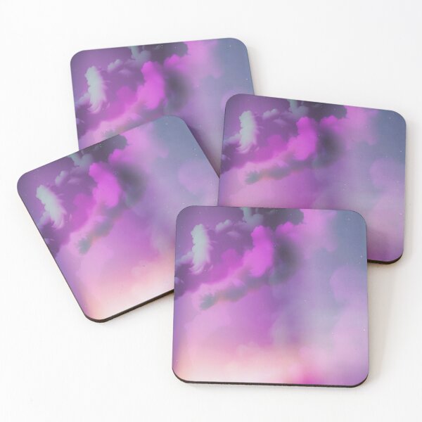 Item preview, Vibrant Pink & Purple Nebula Smoke Abstract - Aesthetic Cloud Design  designed and sold by SergioMiklos.