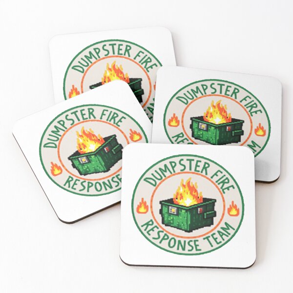 Item preview, Dumpster Fire Response Team Leader Chief Rubbish Strategist designed and sold by HumansStuck12.