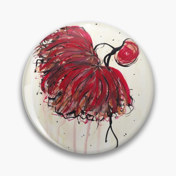 Item preview, Dancing Flower - Red designed and sold by mary garrone studio.